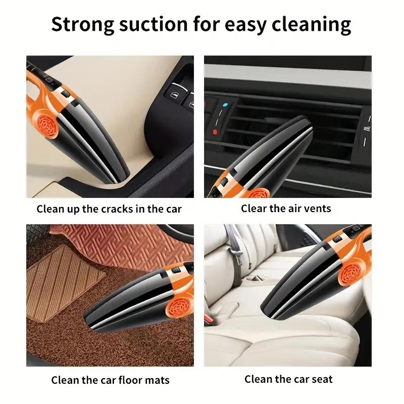Automotive Multi-function 120W High Power Dry and Wet Dual-use Vacuum Cleaner Portable Mini Wired Car Vacuum Cleaner