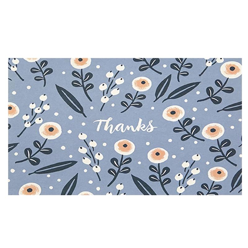 Pink 'Thank You' Cards - 50 Sheets/Pack for Gift Boxes, Decorations, and Postcards