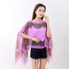 Women's Lightweight Sun Protection Shawl, Elegant Summer Silk Scarf for Travel, Beach, and Mother's Style