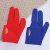 Leopard Fitness Gloves Letter Left Hand Gloves Snooker Billiard Gloves Three Finger Billiard Gloves