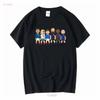 VIPwees T Shirt French Rugby Legends France Caricature CLEARANCE Sports Vintage Washed Casual Fashion Graphic Stylish