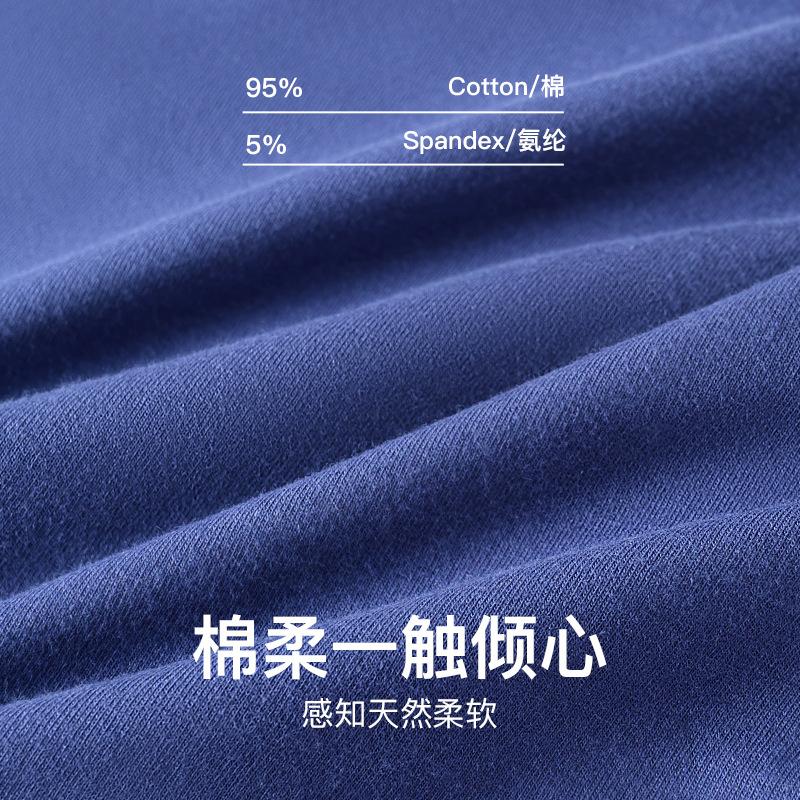 Men's Underwear Pure Cotton Four Cornered Underwear Antibacterial Inner Crotch Loose and Breathable Large Size Flat Corner Shorts
