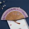 Chinese Style Portable Folding Fan Butterfly Floral Pattern Dance Fan Elegant Handheld Fan  Summer