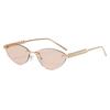 Fashion Stylish Sunglasses Women Cat Eye Shape Rimless Uv Protection Women'S Sun Glasses High Quality Men Sunglass