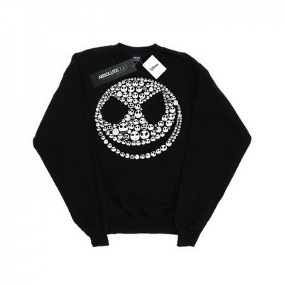 Mens Nightmare Before Christmas Jack Skull Collage Sweatshirt