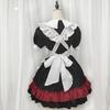 Gothic Vampire Girl Cosplay Costume With Black Red Details For Anime Enthusiasts