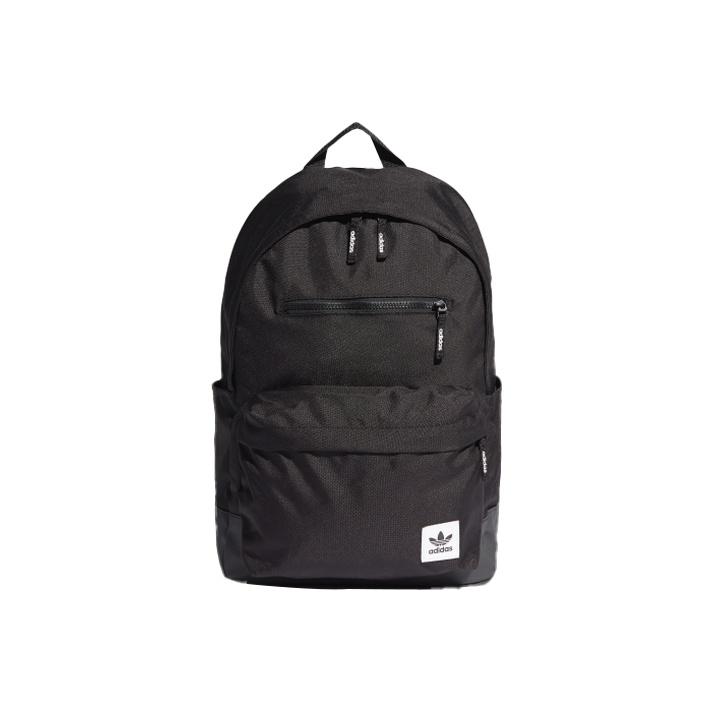 Adidas Originals Trefoil Casual Sports Large Capacity Logo Polyester Backpack Unisex Backpacks Black EK2882 Black