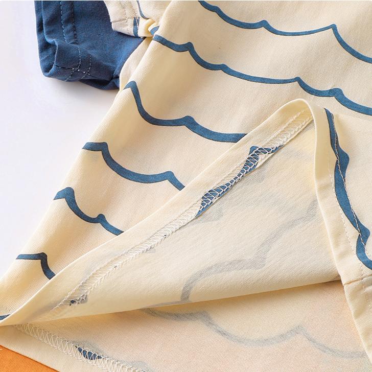 Dziecięcy T-shirt Letnia Sukienka Chłopcy i Dziewczynki Dziecko Dzieci Letni Top z Krótkim Rękawem Casualowy Krótki Rękaw