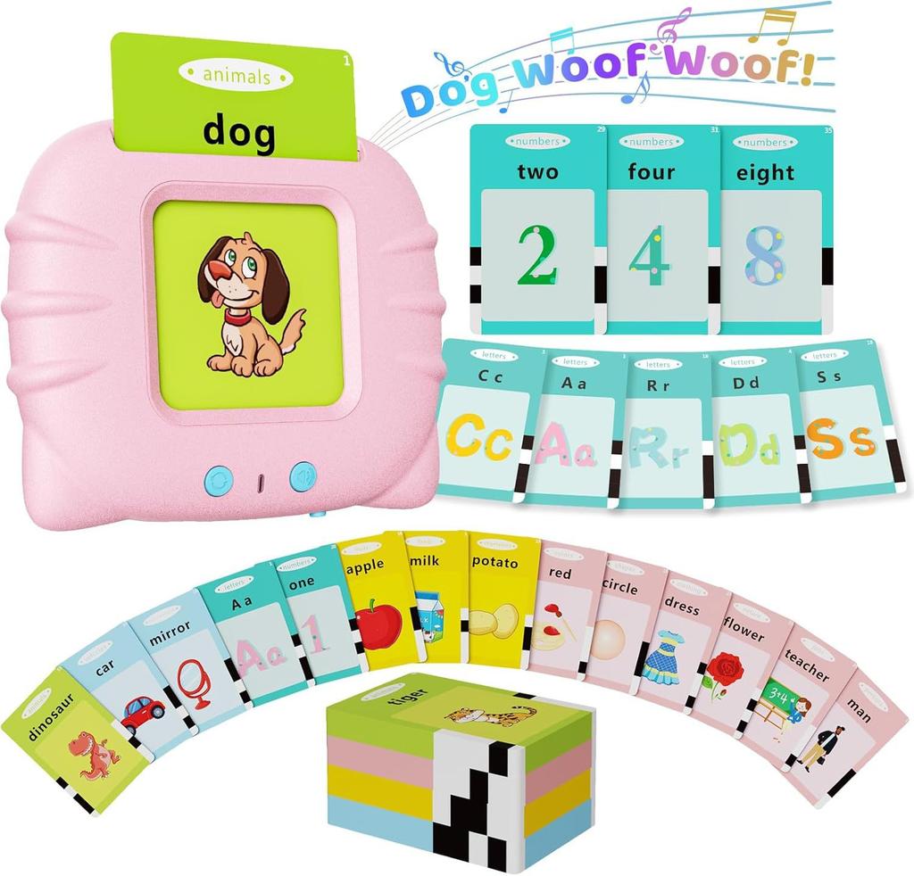 Kids Early Learning Cognitive Cards Alphabet Abc English Arabic French Spanish Flash Cards Talking Flash Cards Learning Toys