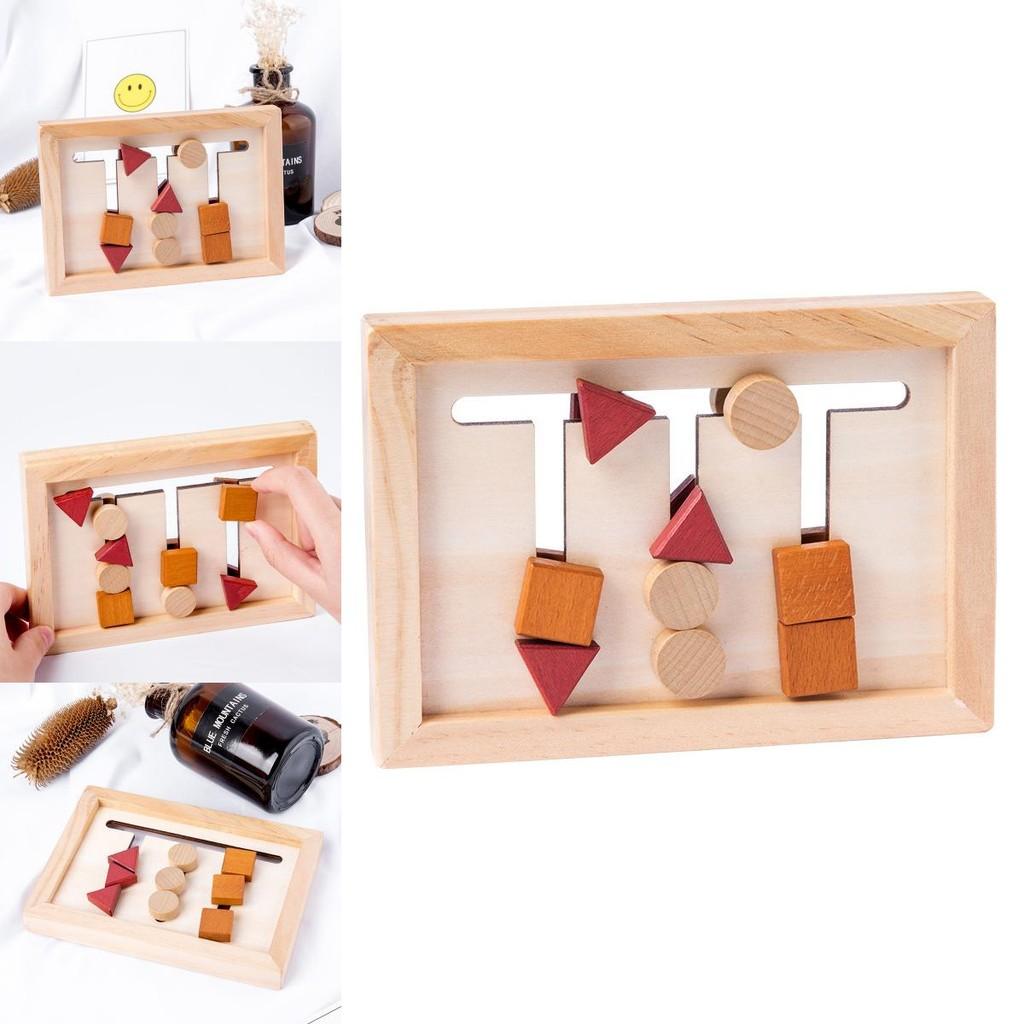 Placă de joc din lemn pentru potrivirea formelor Jucărie puzzle pentru copii Pentru învățare timpurie