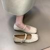 French Gypsy Flat-soled Single Shoes Women's 2025 New Niche Design Sense Square Head Soft Sole Mary Jane Shoes