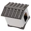 Ferplast niche pour chien dogvilla 50 43x48x44 cm gris 442649