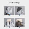 Hammer Rack Free Of Punching Stainless Steel Hair Dryer