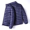 50 down jackets can be opened 24 autumn and winter new men's stand-up collar baseball jacket light and warm