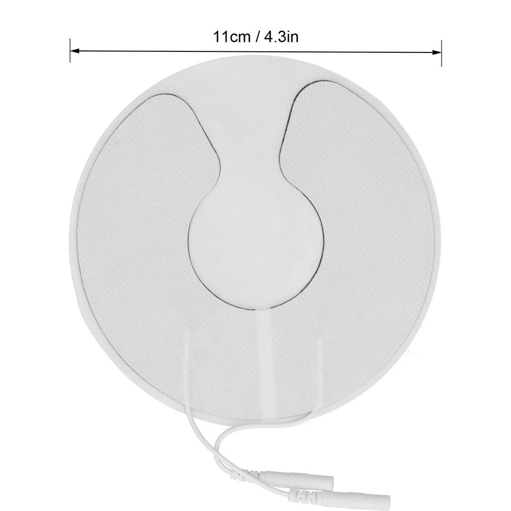 2pcs Breast Electrode Pads for Electric TENS Massager Physiotherapy Machine 11cm / 4.3in