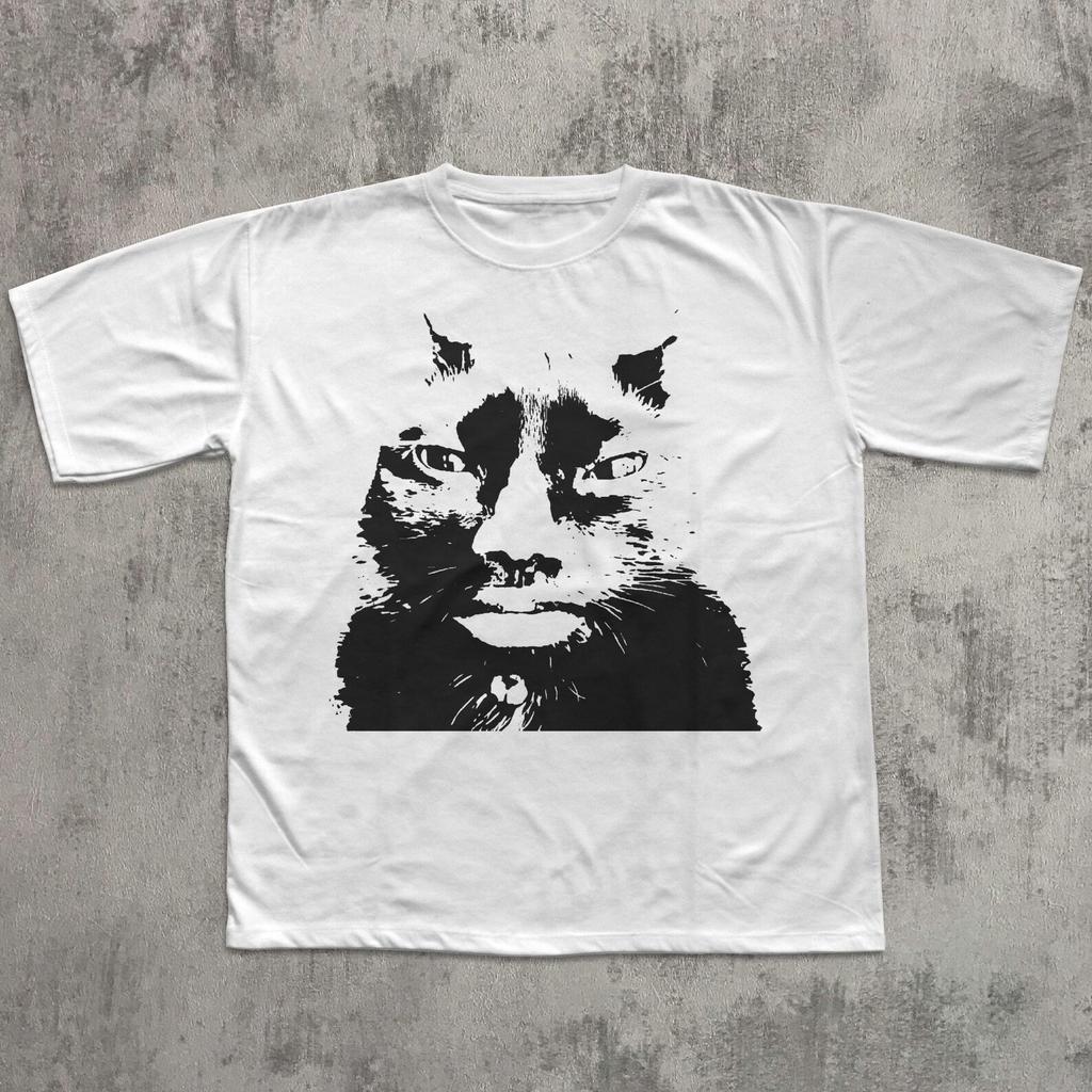 Funny Graphic Cat T shirt, Retro Vintage Tee, Cats Lover Gift, Meme Shirts, Unhinged Clothes, Kitten Shirt, Gen Z Humor Tees