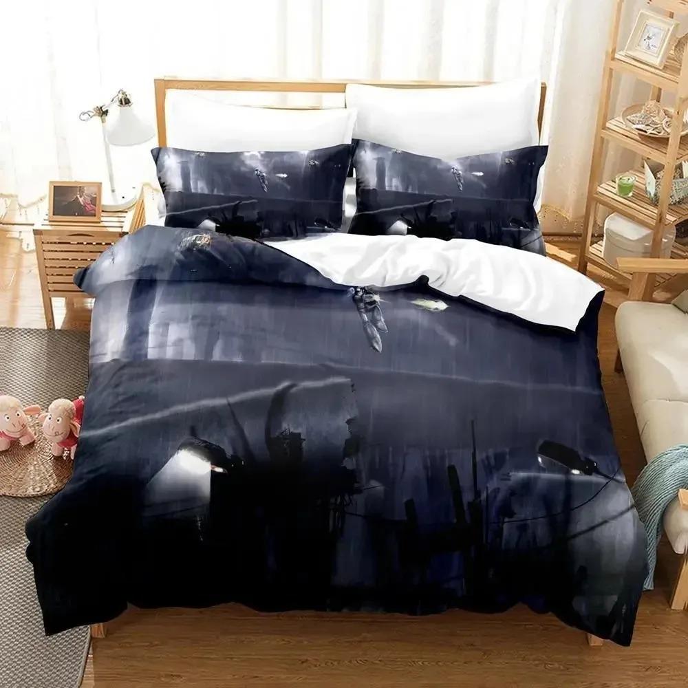 Mega Man X DiVE Bedding Set Single Twin Full Queen King Size Bed Set Adult Boys Bedroom Duvet Cover Sets 3D Anime Bed Set