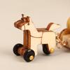 Handmade Wooden Music Box Diy Car And Train Assembly Accessories Music Box Base Small Ornaments Micro Landscape