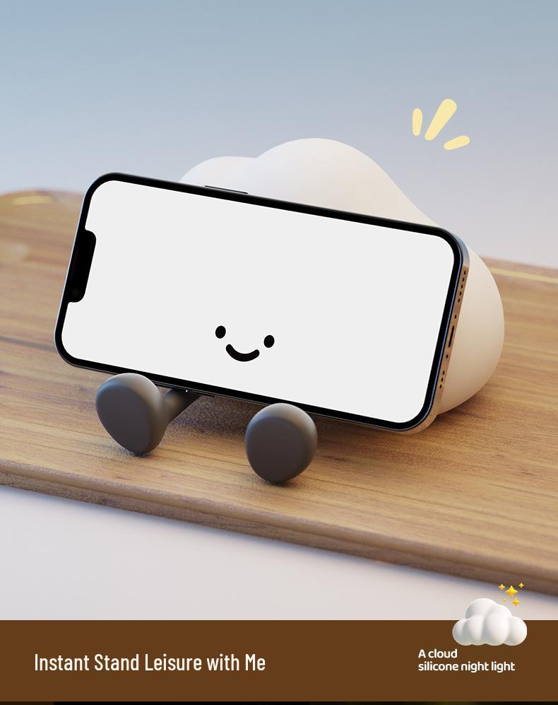 Cloud Silicone Rechargeable Night Light - Creative Bedside & Desk Atmosphere Lamp Y