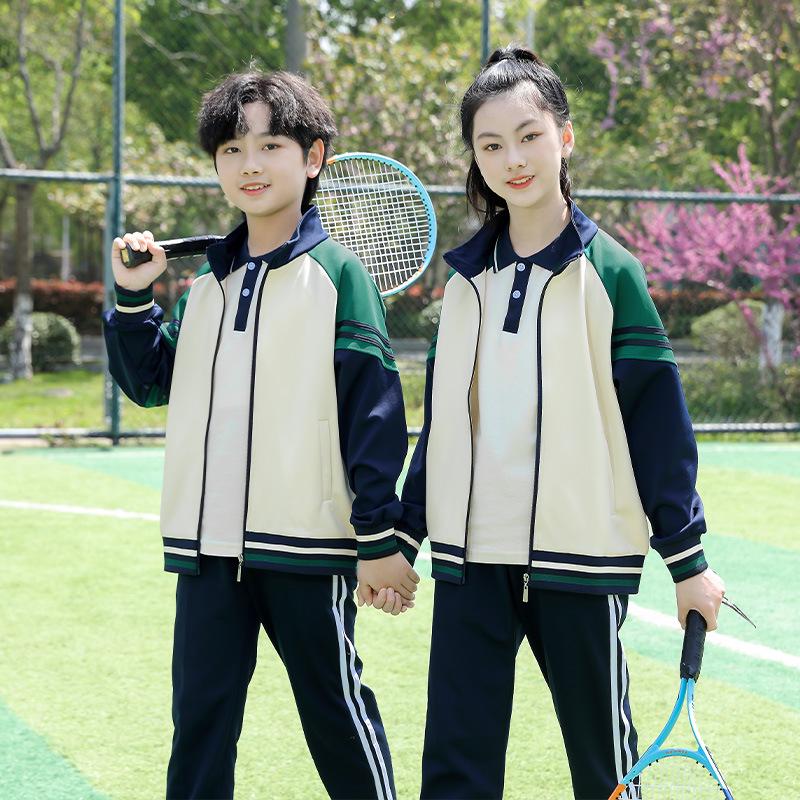 Spring & Autumn Uniforms: Primary School & Kindergarten Sports Sets, Summer Short Sleeve Class Wear