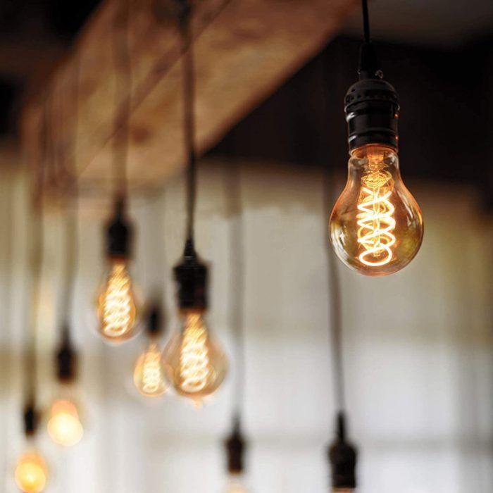 LED Bulb - NETTLIFE - Edison A60 - E27 - 4 W - Warm White 2200K - Pack of 3