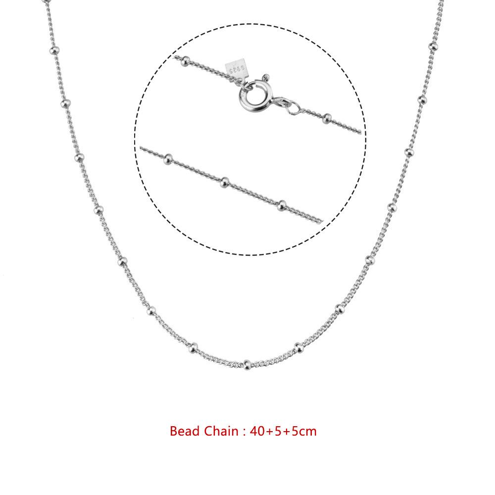 "S925 Sterling Silver Birthstone Pendant Necklace - European & American Design"