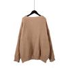 Autumn and Winter Women's Loose and Simple Sweater Round Neck Street Knitted Pullover Sweater for Women 3567 KTB