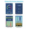 Gas Analyzer Ozone Quality Monitor Temperature Humidity Sensor Tester Handheld O3 Detector 3.5-inch Display Ozone Meter 0-50PPM Thermometer Hygrometer