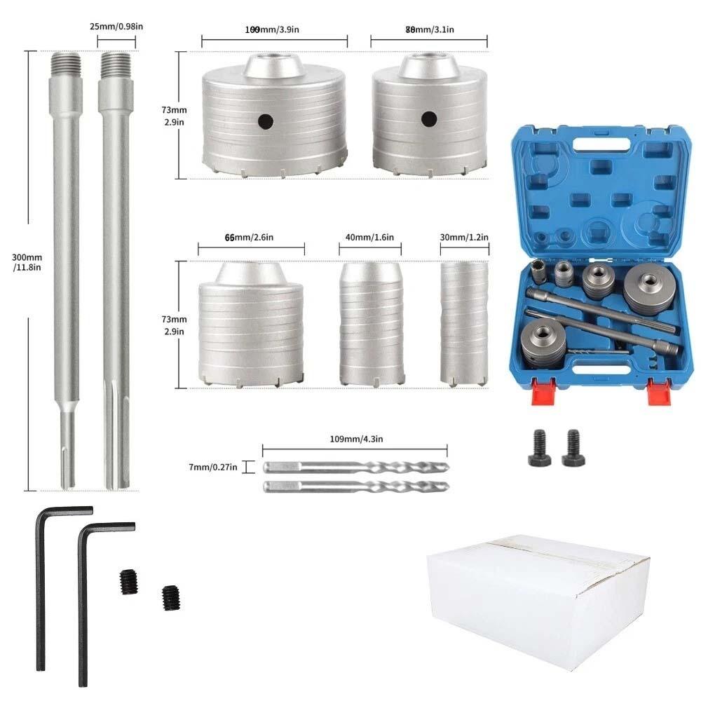 Cemented Carbide Wall Hole Opener High Efficiency Precision Trimming Hole Opener Anti-slip Professional Wall Drilling Drill Bit