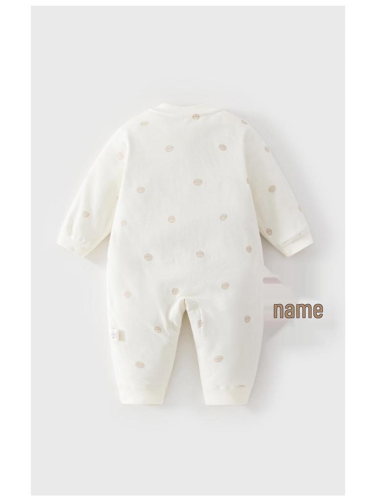 Neugeborenen-Strampler aus reiner Baumwolle - Atmungsaktiver Baby-Overall für Frühling & Herbst mit Schmetterlings-Design