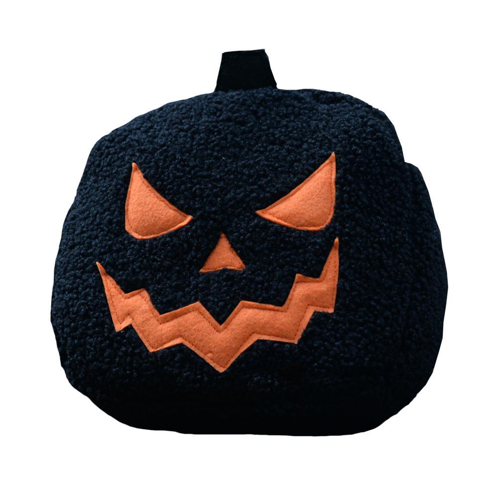 

Давайте зажжём Рюкзак-тыква Уютный Мягкий Плюшевый Хэллоуинской тематики Чёрная сумка-тыква