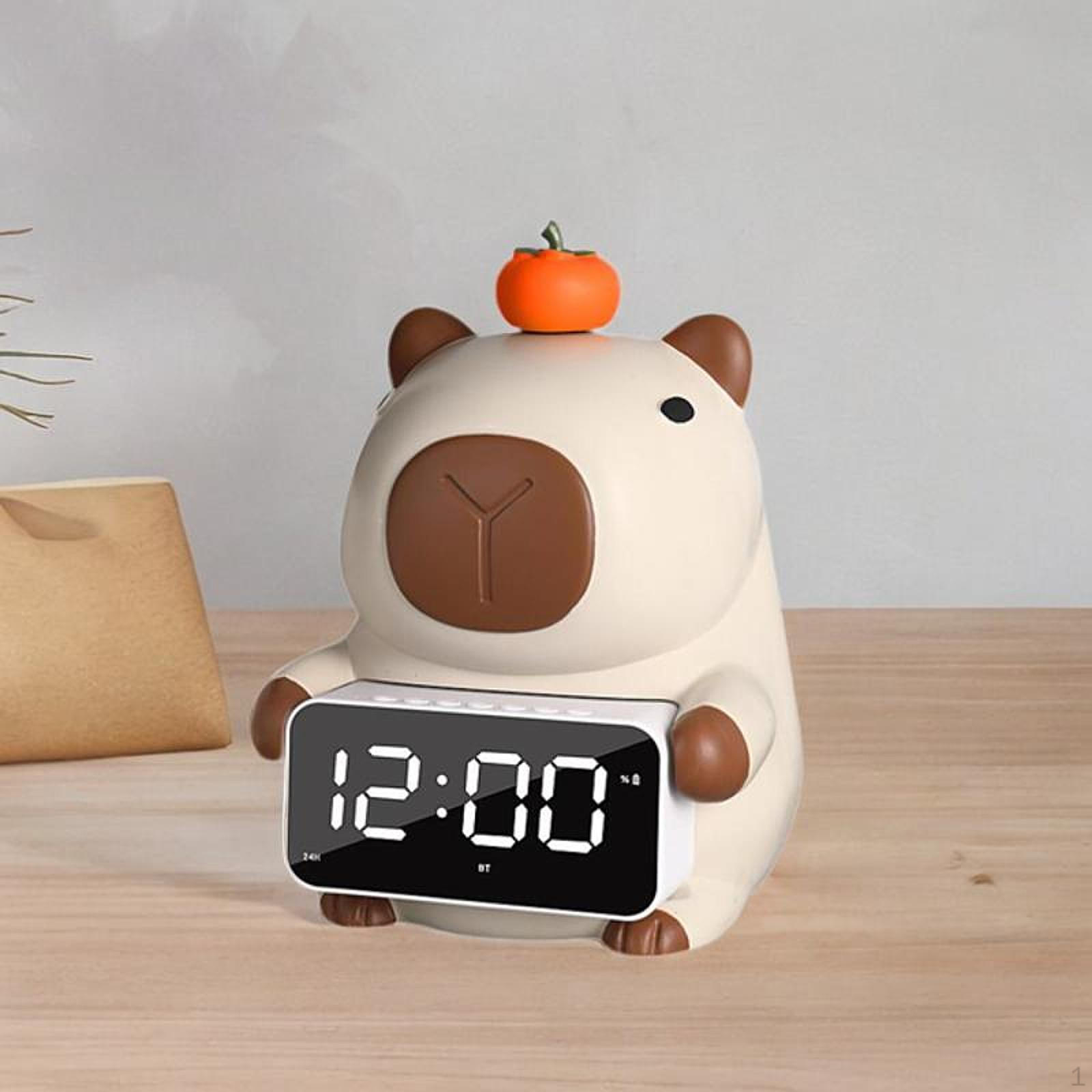 

Будильник-скульптура «Капибара» с динамиком Milky White
