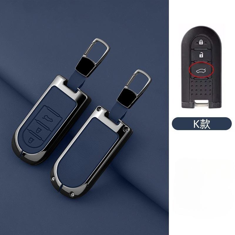 Premium Zinc Alloy Key Cover Case for Perodua/Bezza/Myvi/Axia - Full Protection Key Fob Shell Keybag Keychain