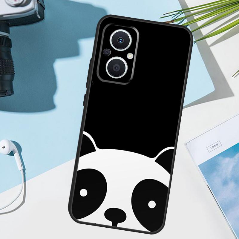 Cartoon Panda Cover For OPPO Reno 14 F 12 11 10 13 Pro 11F 12F 13F 7 8 Lite OPPO Find X8 X6 X5 X9 Pro Case