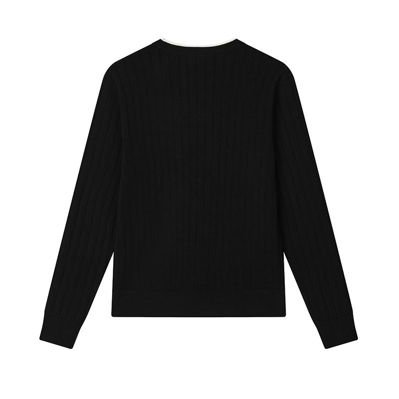 

New FILA Lifestyle Knitwear Unisex Jet Black F11W518407F-BK 165/84A/M