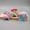 Cute Horse Riding My Melody & Cinnamoroll Cake Decoration Stickers