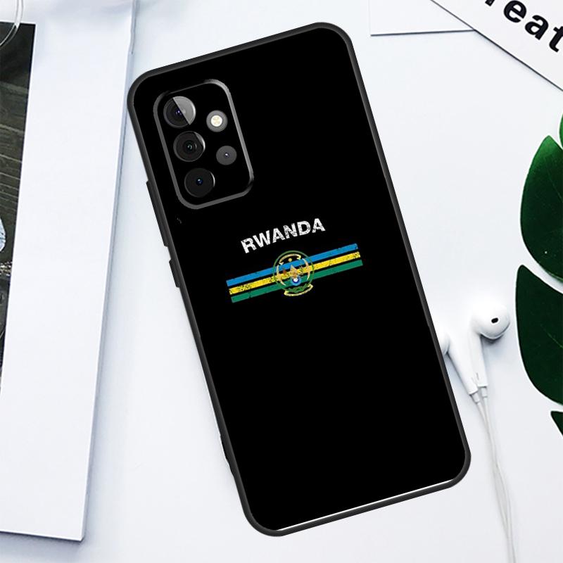 Etui na telefon Samsung Galaxy A13 A53 A33 A54 A34 A14 A55 A35 A15 A05 A06 A16 A22 A32 A52 z flagą Rwandy