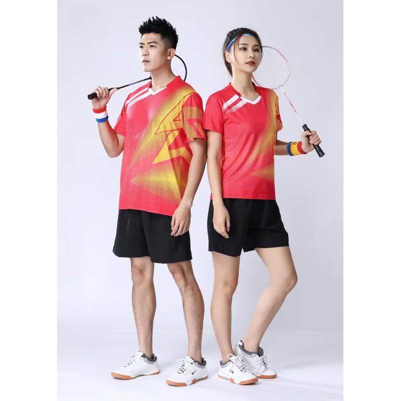 Badminton Shirts Men Women Quick Dry Breathable Sports Tops Couple Athletic Tees All