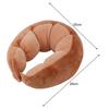 Portable Travel Pillow Extra-Soft Breathable Adjustable Neck Support Cushion Pillow Washable Non-Fading For Car Travel Office
