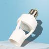 Soquete de Lâmpada com Sensor de Movimento E27 Retardo de 10-300 Segundos Adaptador de Suporte de Lâmpada Inteligente Uso Interno
