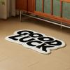 Special-shaped Letter Plush Rug Non Slip Soft Floor Mat For Bedroom Bedside Mirror Front Bathroom Home Decor