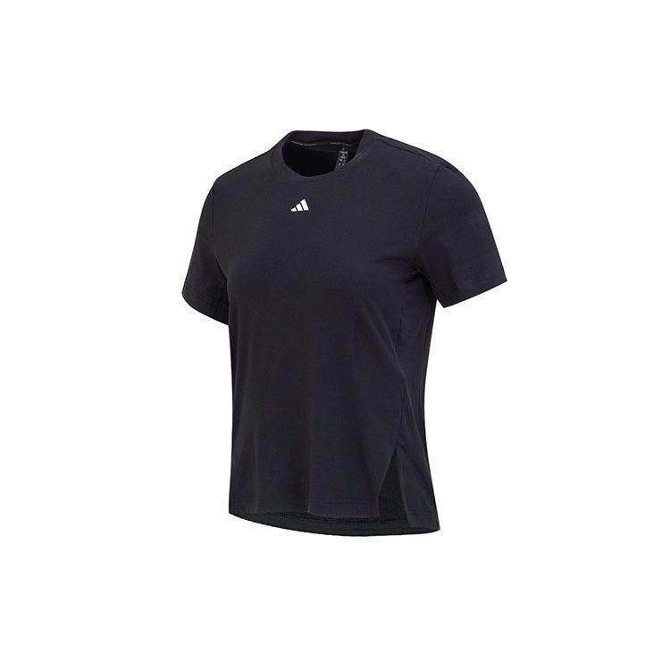 Adidas Set in Sleeve T Shirt Women's Black IA7748