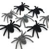 Modèle d'Araignée Araignées Peluches Amusantes pour Halloween Araignée Noire Floquée 3D Réaliste Araignée de Simulation Cartoon Décorations de Fête de Bar