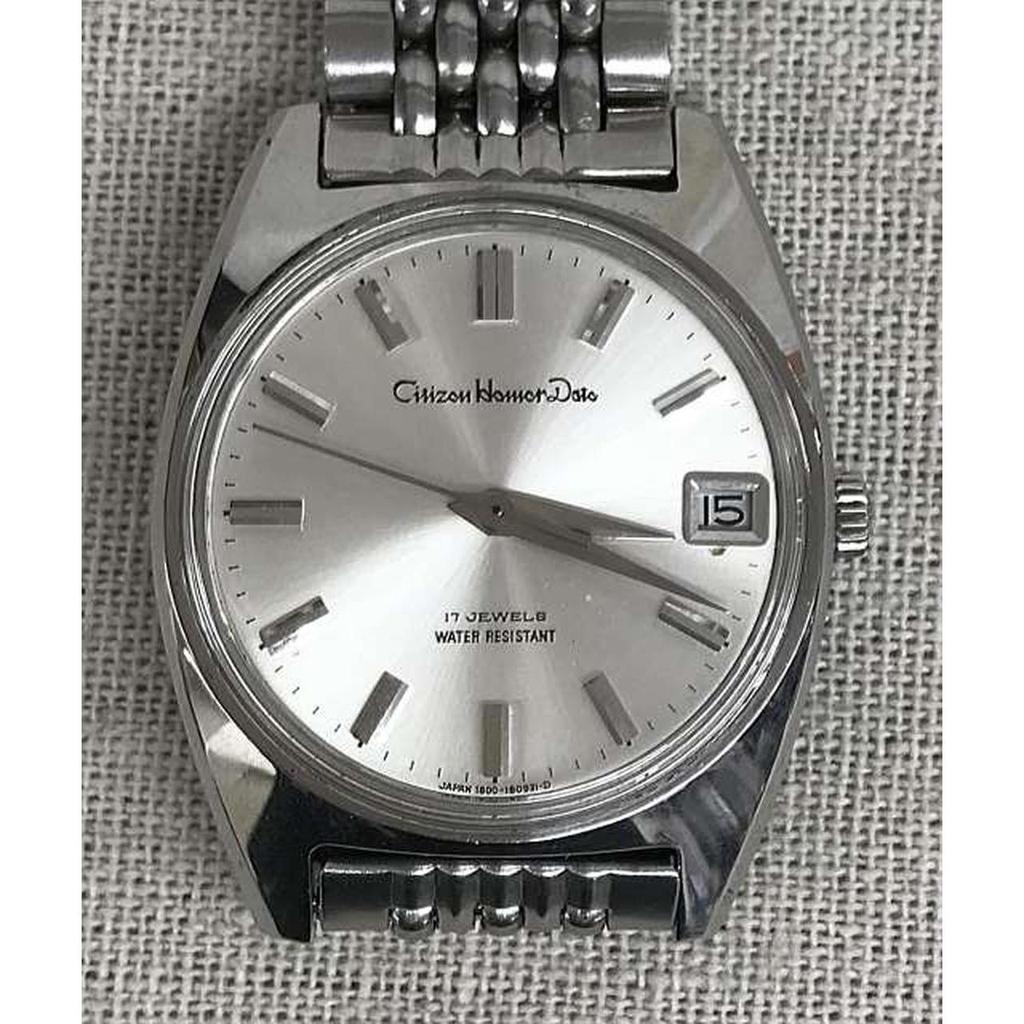 Used CITIZEN HOMER DATE 4-180674-K Manual winding watch