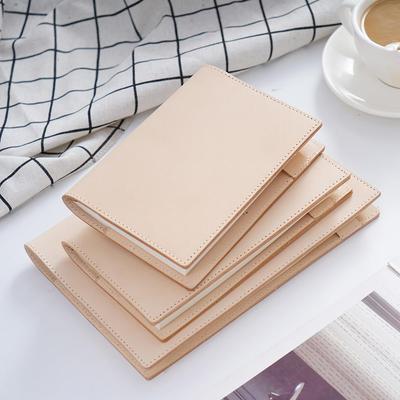 Fixed Page Planner Genuine Leather Protective Sleeve for A5/A6/B6 Notebooks, Ring Binder