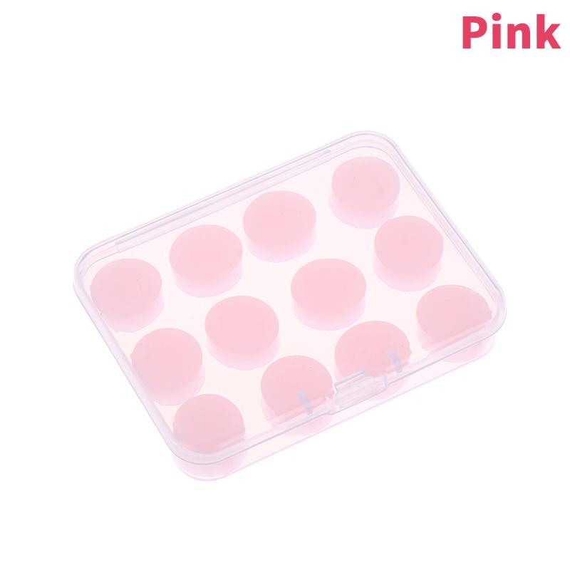 Moldable Silicone Earplugs 12 Pcs Waterproof Reusable Noise Cancelling Ear Plugs for Sleep Swimming