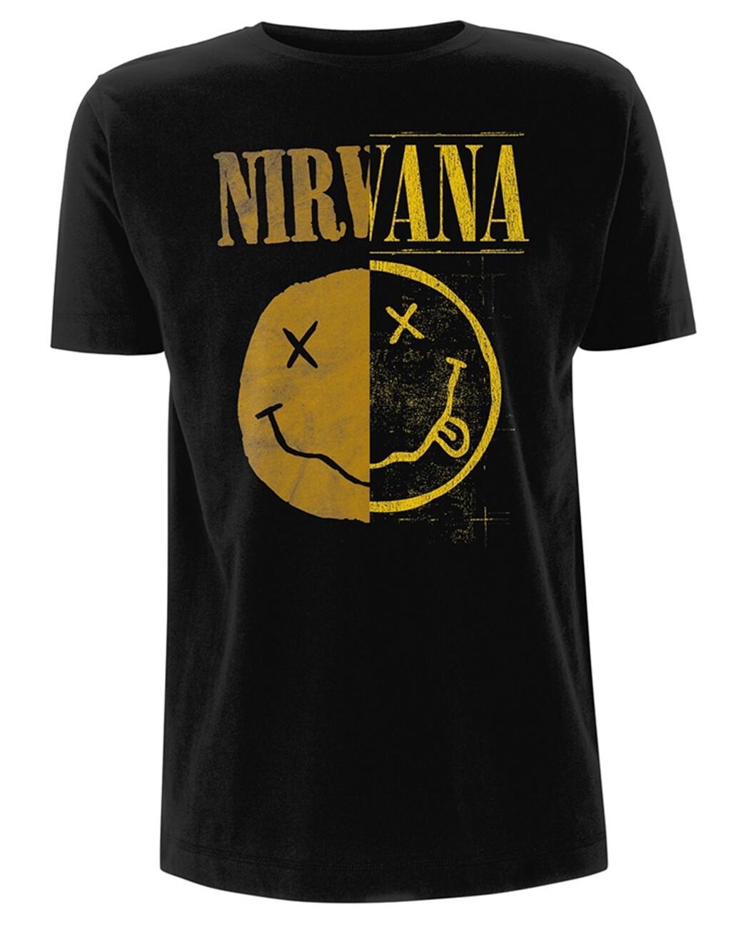26 Nirvana Spliced Smile T-Shirt OFFICIAL Unisex T-Shirt XL