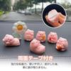 PAVIKE Car Ornament Cute Pig Figurine Set of 6 Car