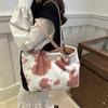 Stylish And Chic Tote Bag For Women With Plush Material And Unique Aesthetic Design