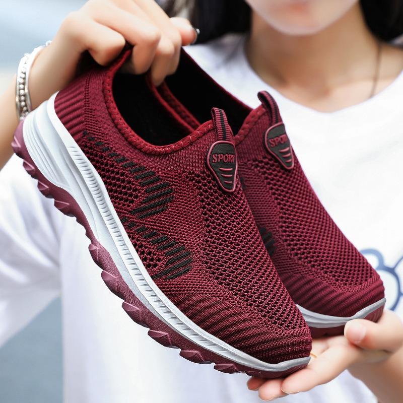 Stepping shoes women's summer new women's shoes breathable casual sports shoes couple sports shoes